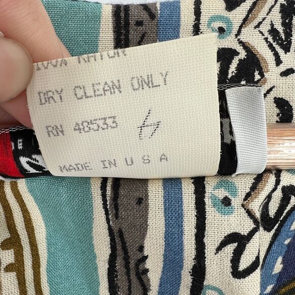 Vtg Just Choon Floral Midi Dress Sz M Prairie Tie Back Cottagecore Fairy Boho - Picture 4 of 9